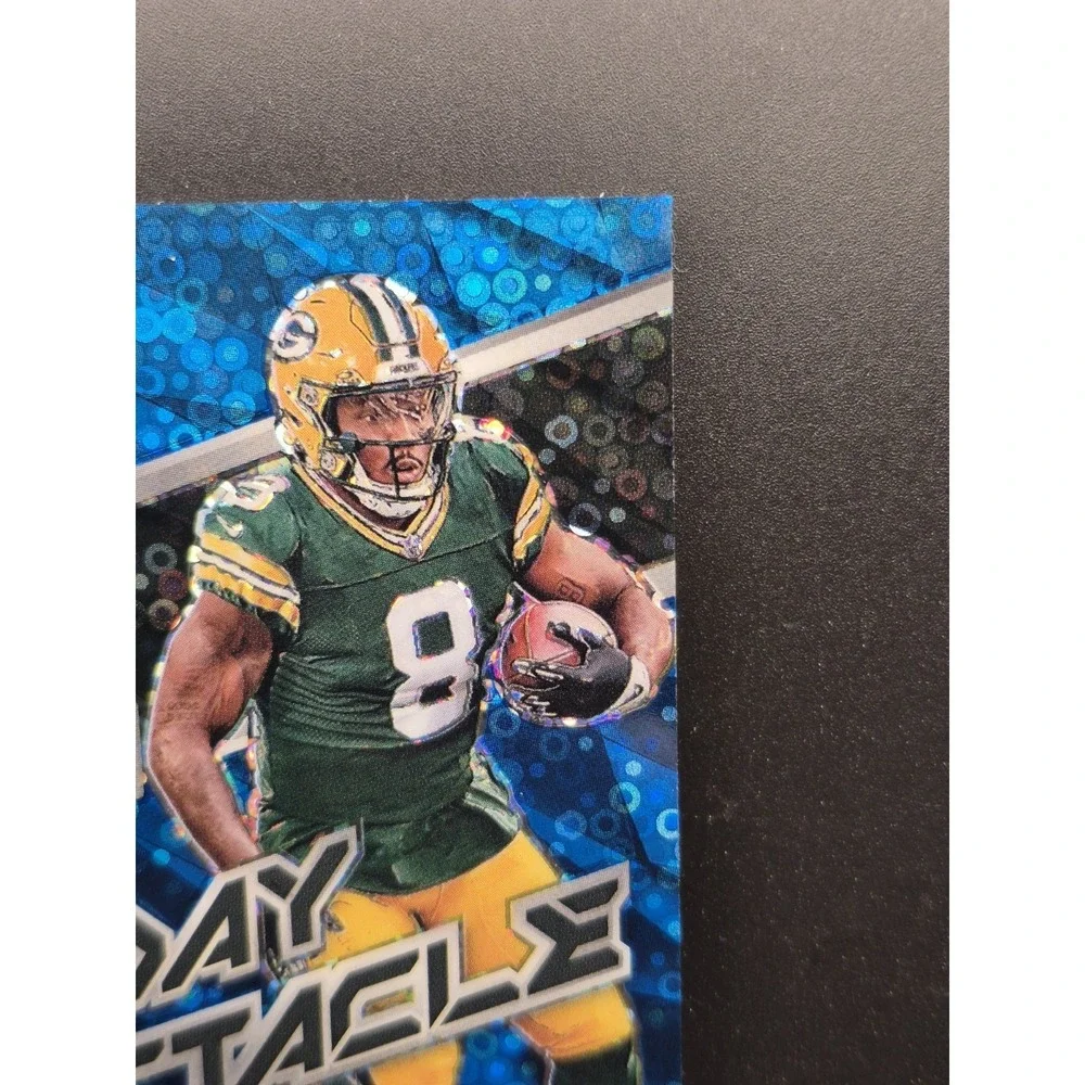 2024 Panini Spectra Sunday Spectacle Josh Jacobs #SS-JJS Neon Blue Prizm /60